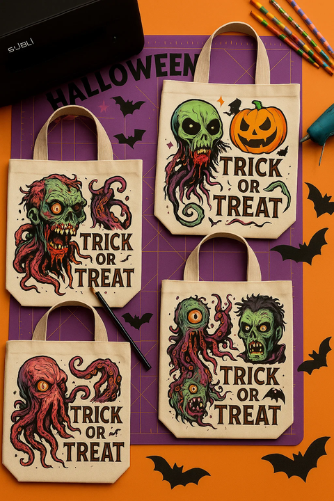 Haunted Prints: Trick-or-Treat Bag