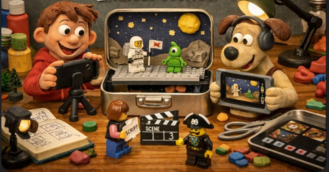 Mini Movie Makers: LEGO Stop Motion in a Tin